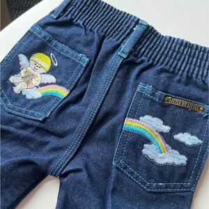 Vintage Little by Little Embroidered Denim